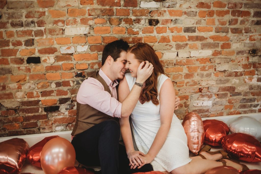 Engaged Couples Photos in West Lafayette, Indiana Engagement Photographer