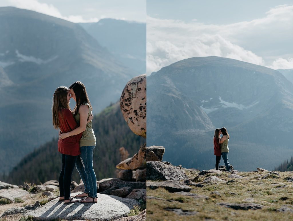 lgbtq wedding photographers in rocky mountain national park