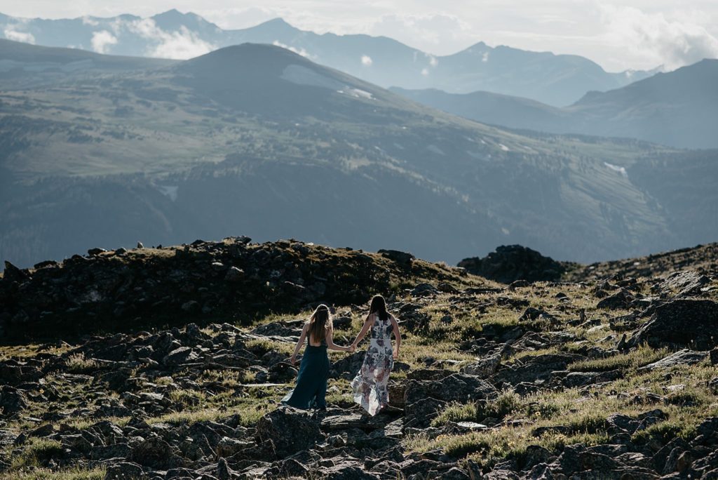 wedding photographers in rocky mountain national park