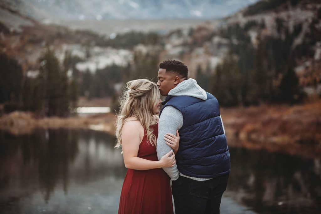 couple posing in Colorado 