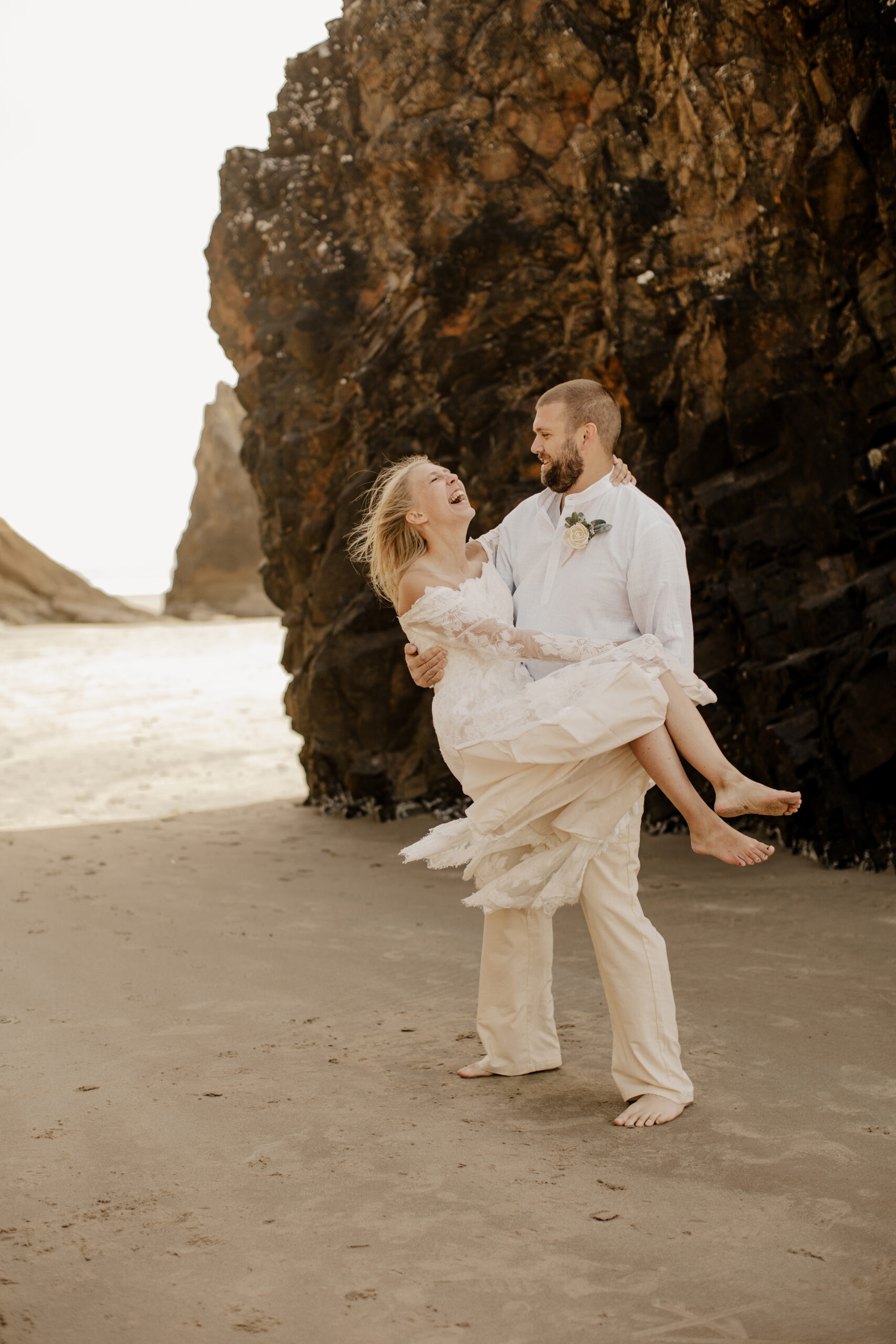 Hug Point Oregon Coast Elopement Guide
